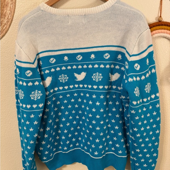 Rare Twitter Employee Swag Ugly Sweater 2017 - Picture 5 of 5